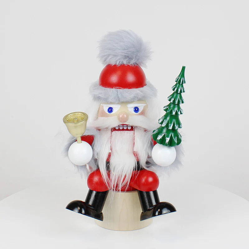 Nutcracker Santa with Tree Shelf Sitter