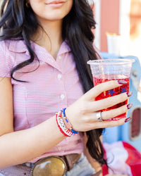 USA Patriotic Themed Bracelet Set