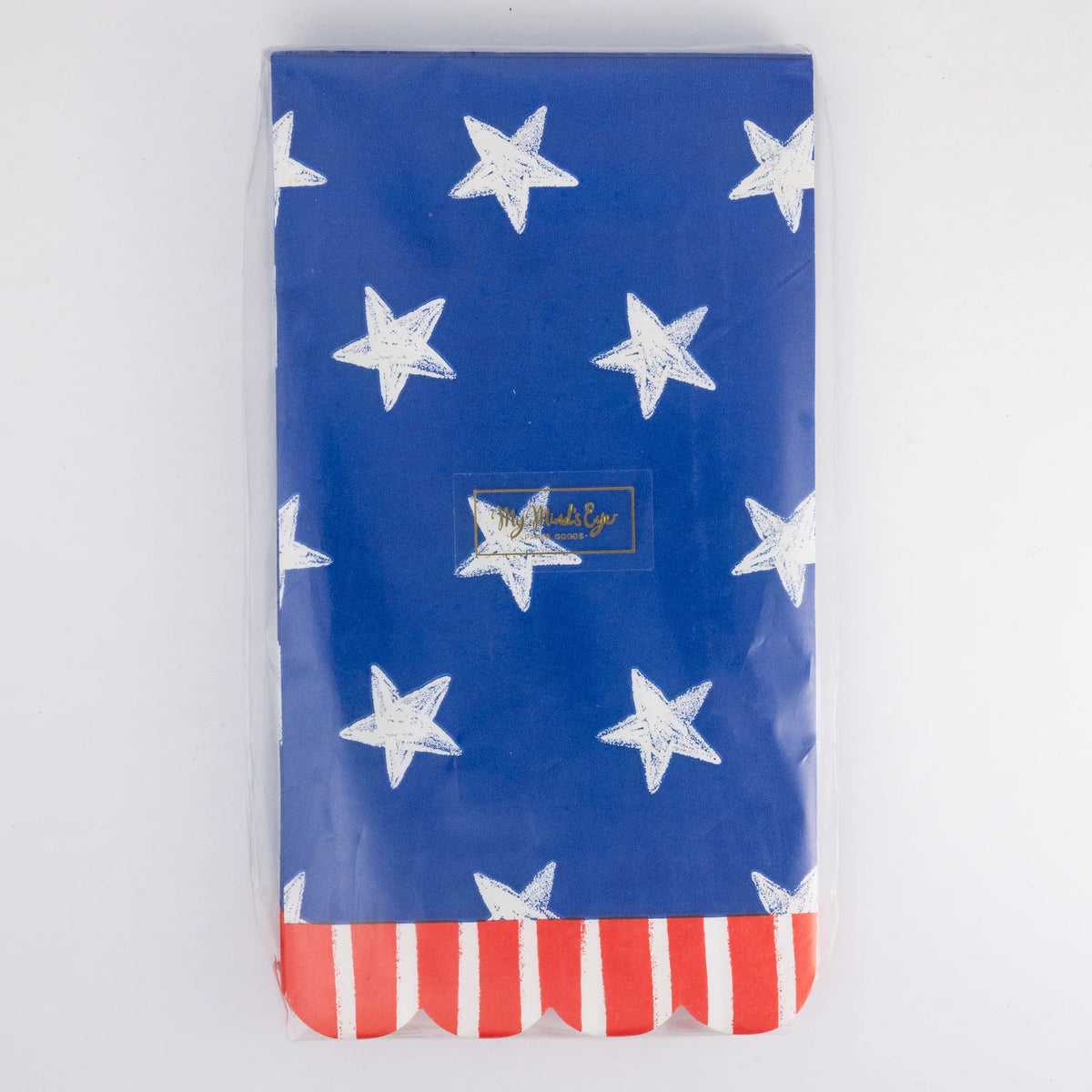 Blue Stars Paper Dinner Napkin