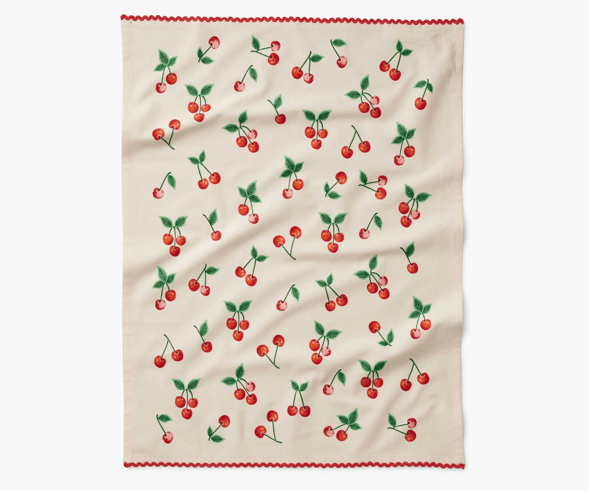 Cherries Dishtowel
