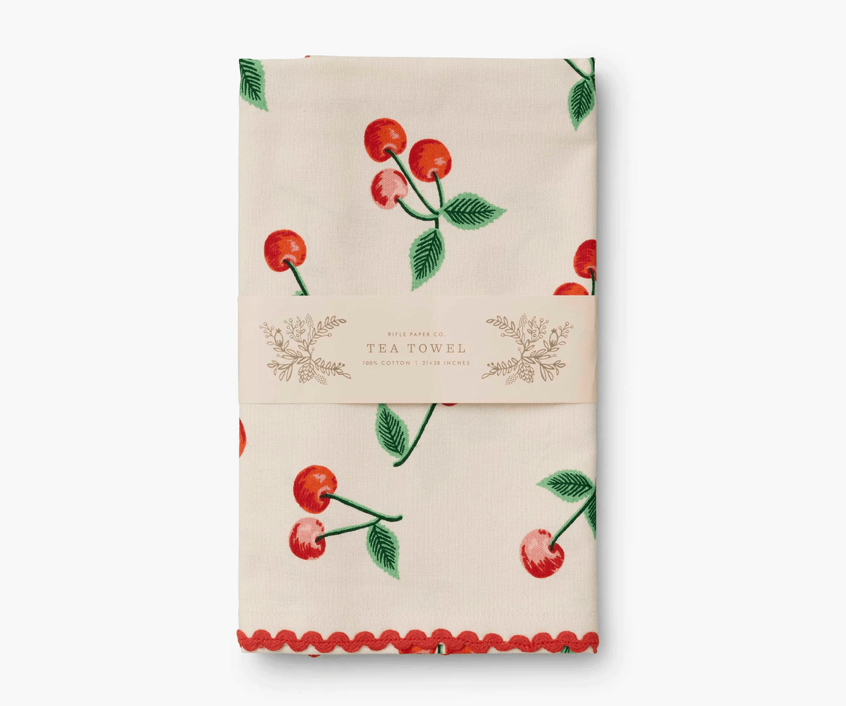 Cherries Dishtowel