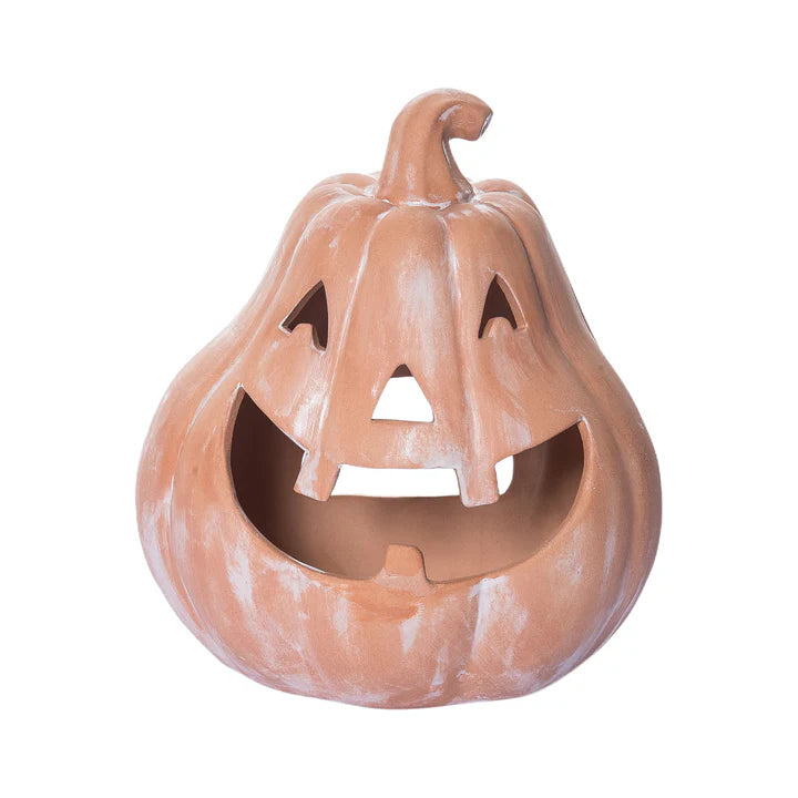 Pumpkin Candleholder Terracotta Large