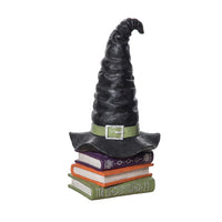 Witch Hat with Spooky Boots Resin