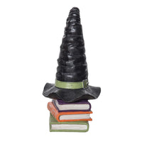 Witch Hat with Spooky Boots Resin