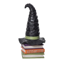 Witch Hat with Spooky Boots Resin