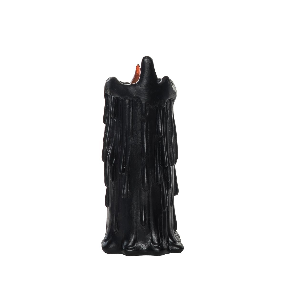 Light Up Creepy Black Candle Halloween