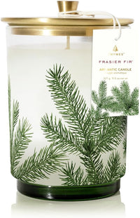 Candle with Needle Decor Poured Frasier Fir