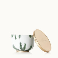 Candle Tin with Gold Lid Frasier Fir