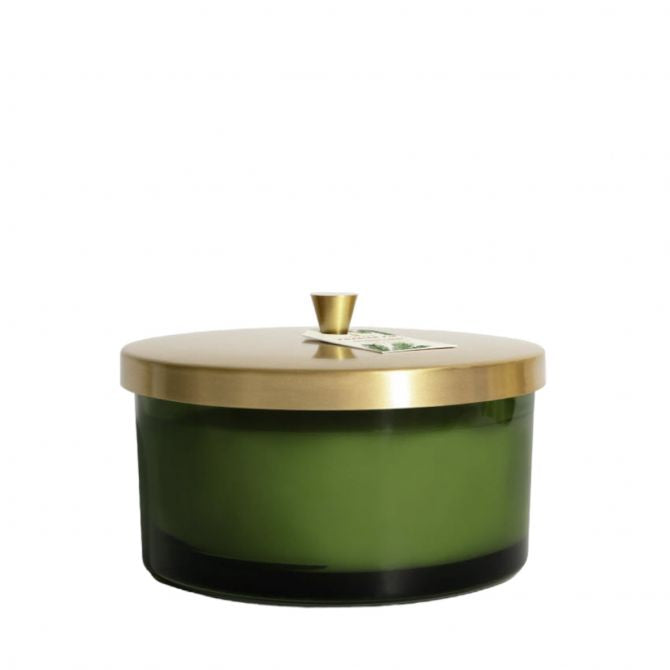 Green 4 Wick Candle Frasier Fir