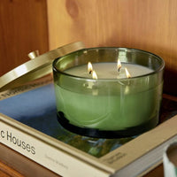 Green 4 Wick Candle Frasier Fir