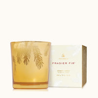 Gilded Poured Candle Gold Frasier Fir