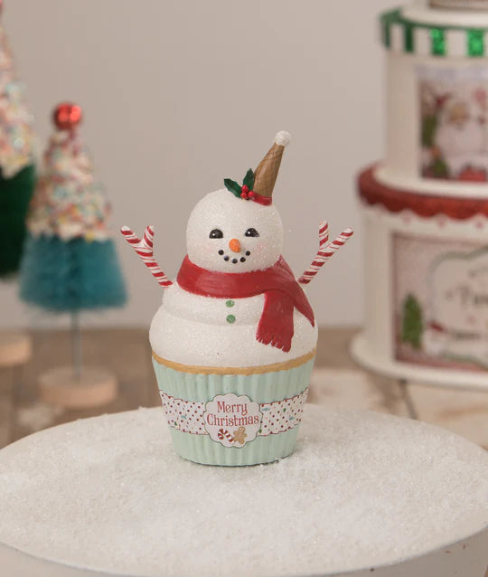 Mr. Snow Cupcake Container