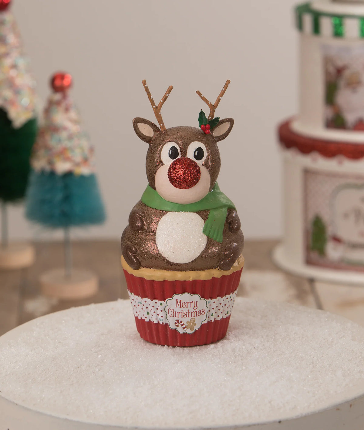 Rudolph Cupcake Container