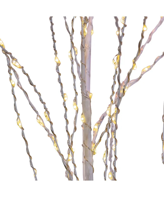 4' Pre-Lit Fairy Cluster LED Dark Brown Twig Tree