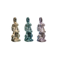 Glass Colorful Bunny, Assorted