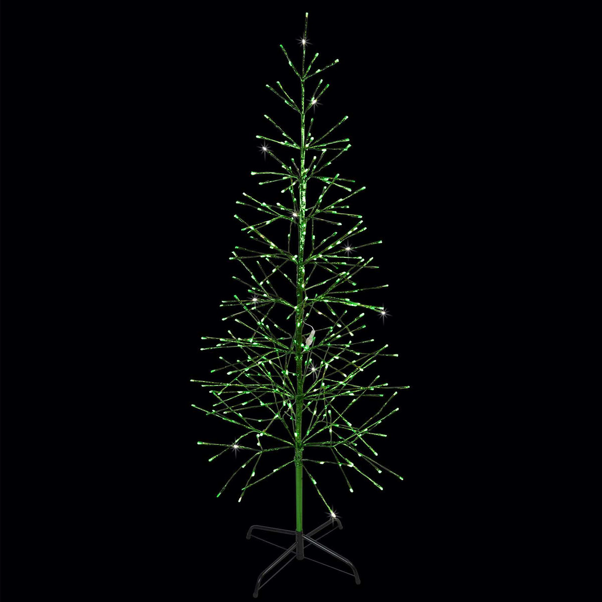 Green Twinkle Twig Tree with Green LED Lights