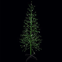 Green Twinkle Twig Tree with Green LED Lights