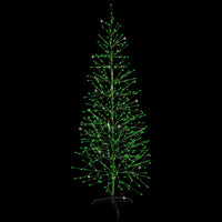 Green Twinkle Twig Tree with Green LED Lights