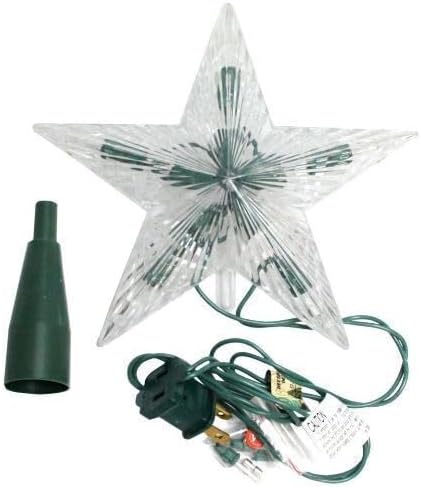 7" Prelit Classic Star Christmas Tree Topper