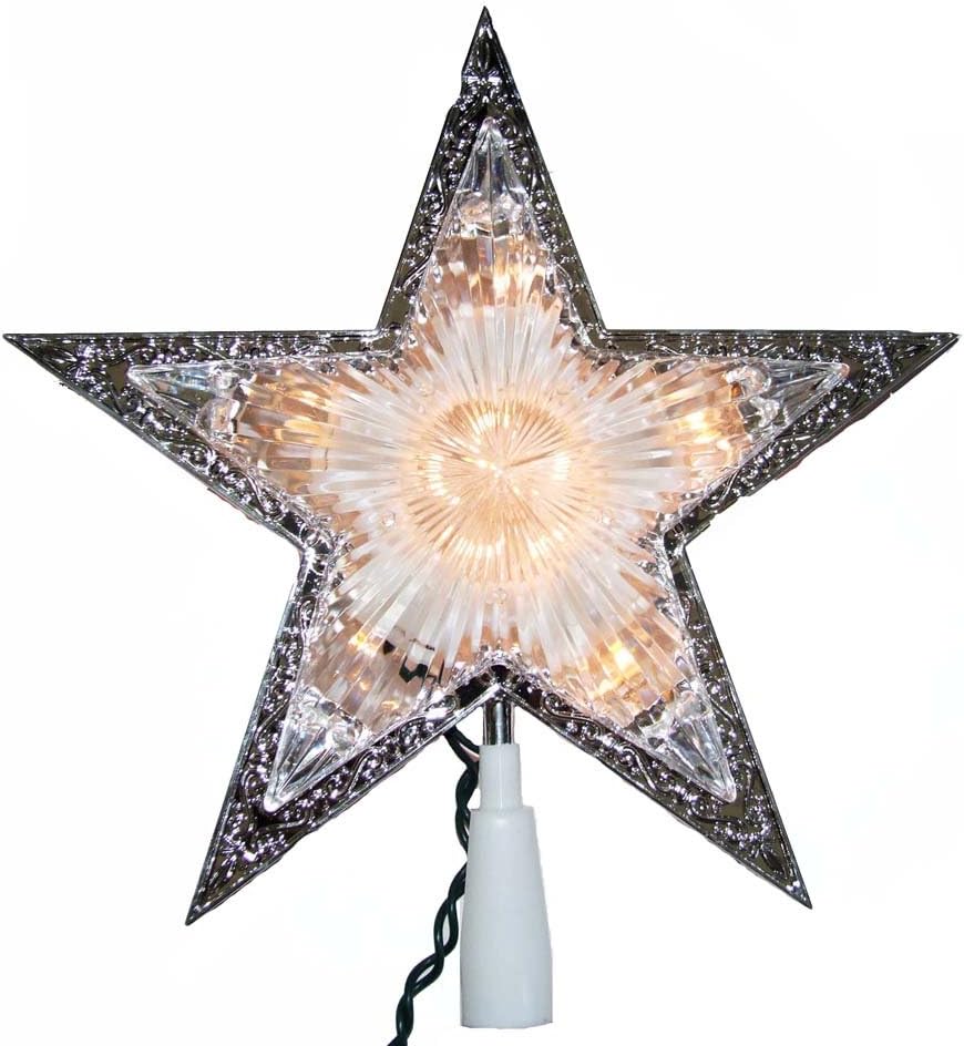 Prelit Laser Star Tree Topper