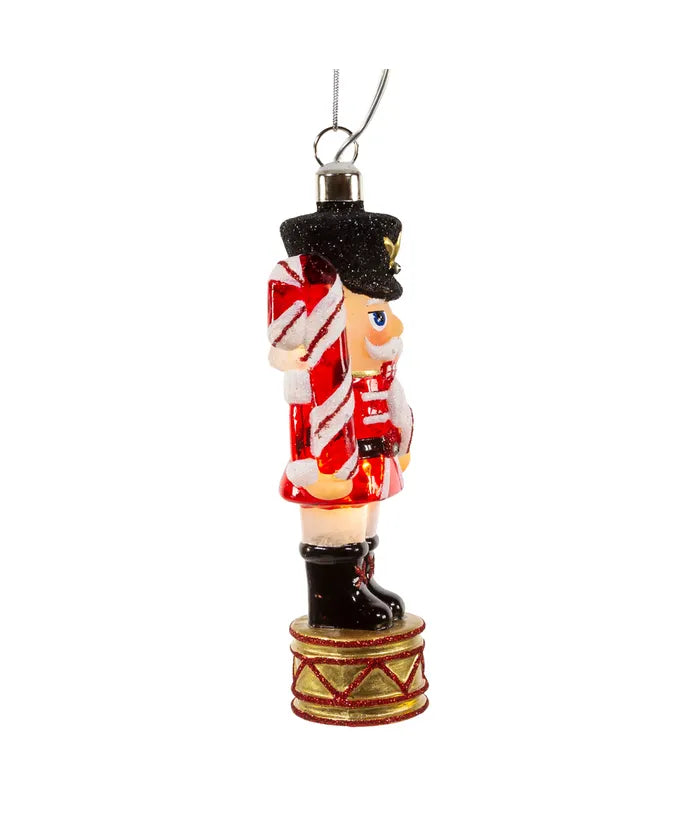 Glass USB Nutcracker Ornament