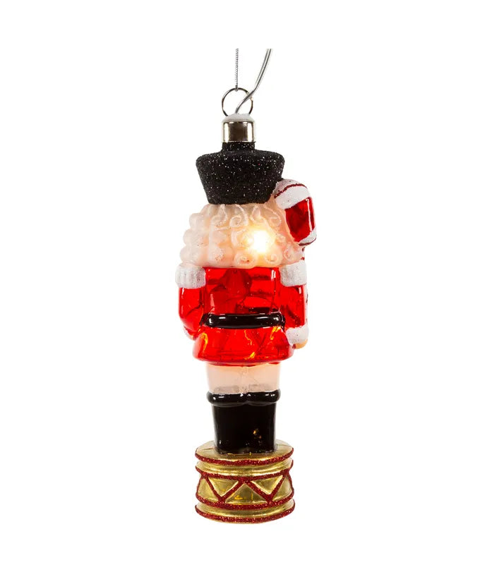 Glass USB Nutcracker Ornament