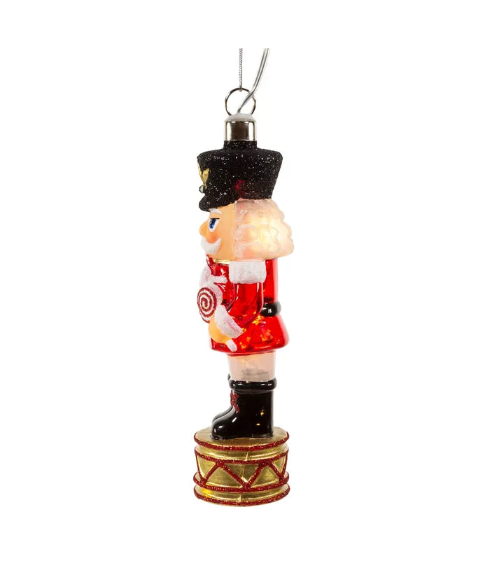 Glass USB Nutcracker Ornament