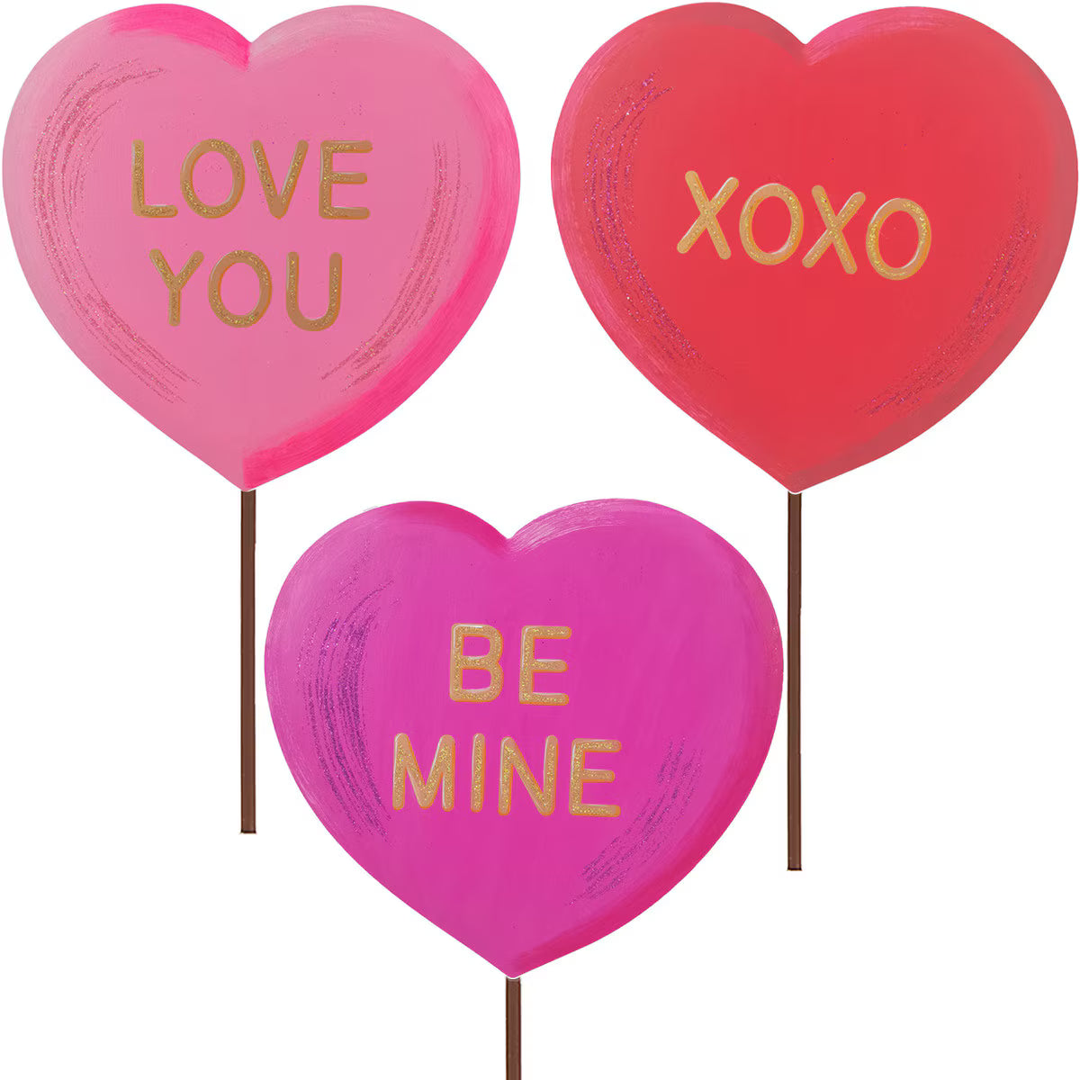 Golden Talking Hearts Assorted