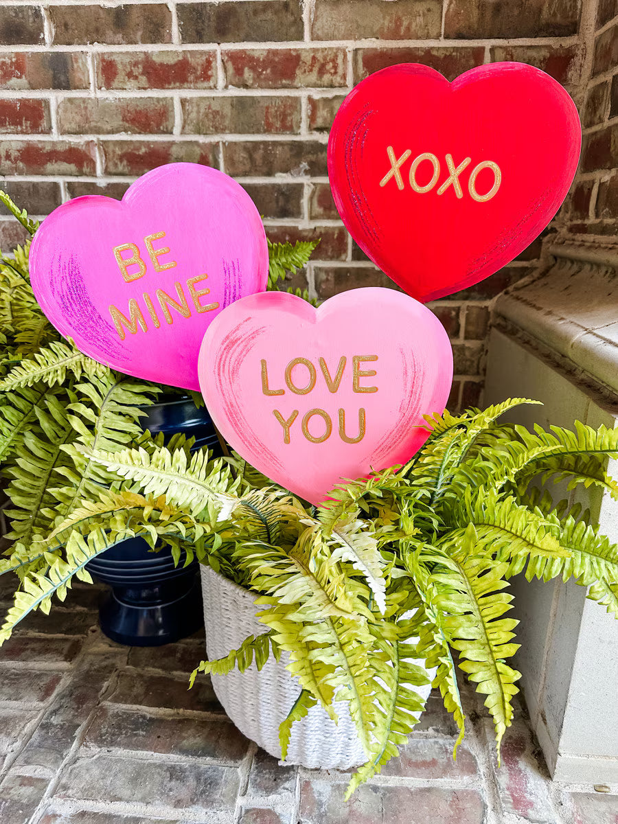 Golden Talking Hearts Assorted