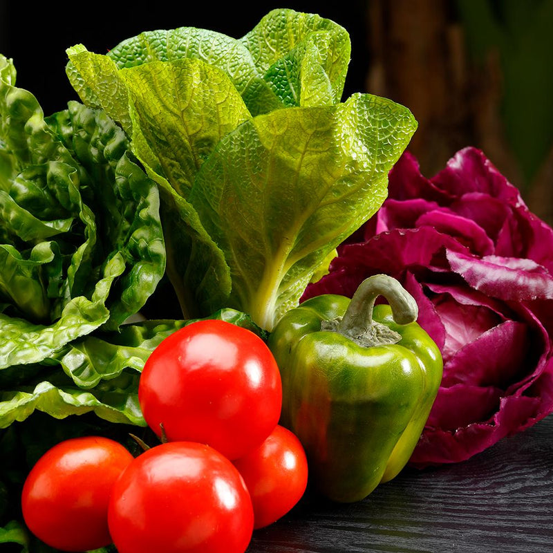 4" Faux Baby Purple Cabbage