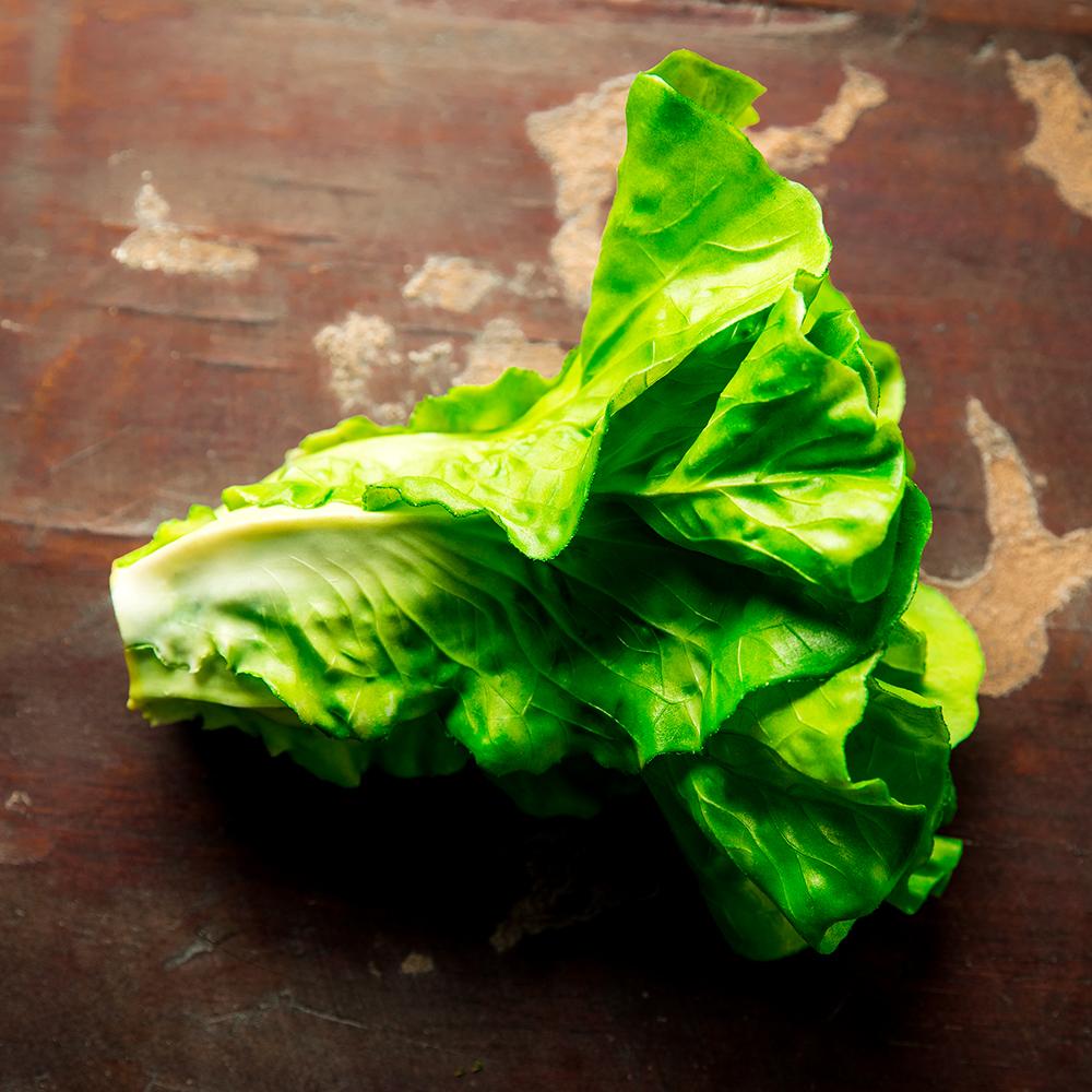 6" Real Touch Green Lettuce Plant Decor