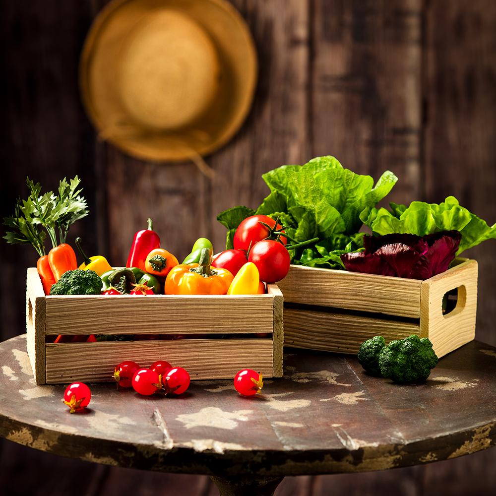 6" Real Touch Green Lettuce Plant Decor