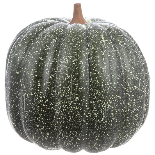 15"Hx14"D Pumpkin, Green