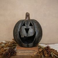11" Black Pumpkin with Big Mouth
