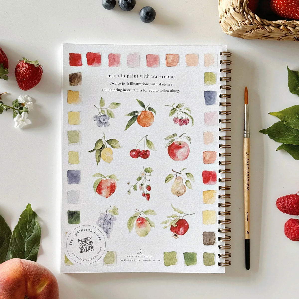 Fruit Watercolor Artbook