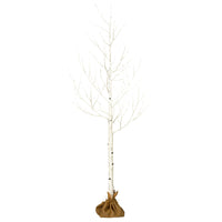 White Birch Twig Tree with LED Lights