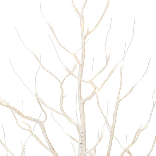 White Birch Twig Tree with LED Lights