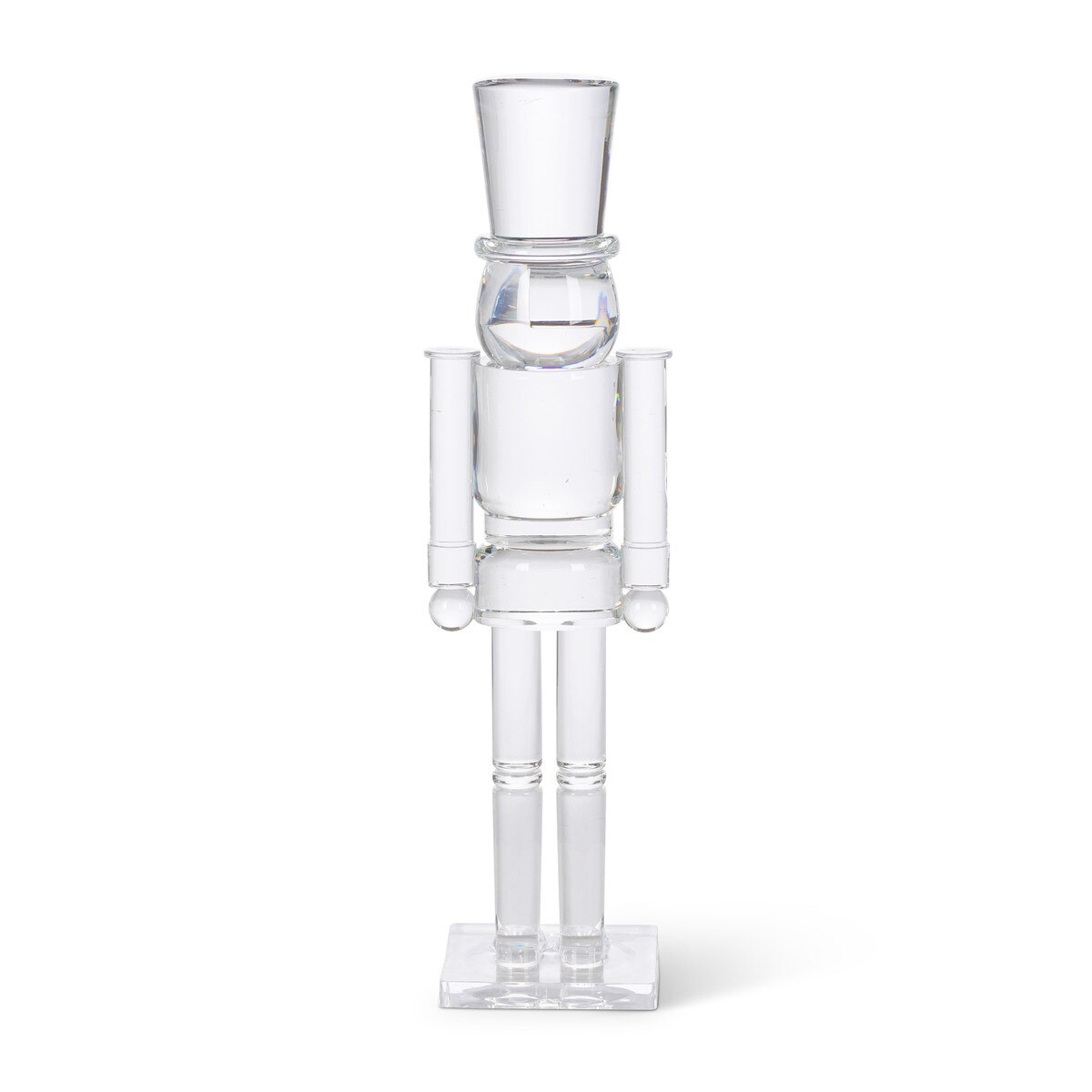 14.6" Clear Acrylic Nutcracker