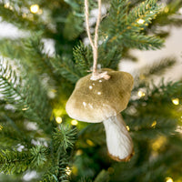 Foam Mushroom Christmas Ornament, Assorted