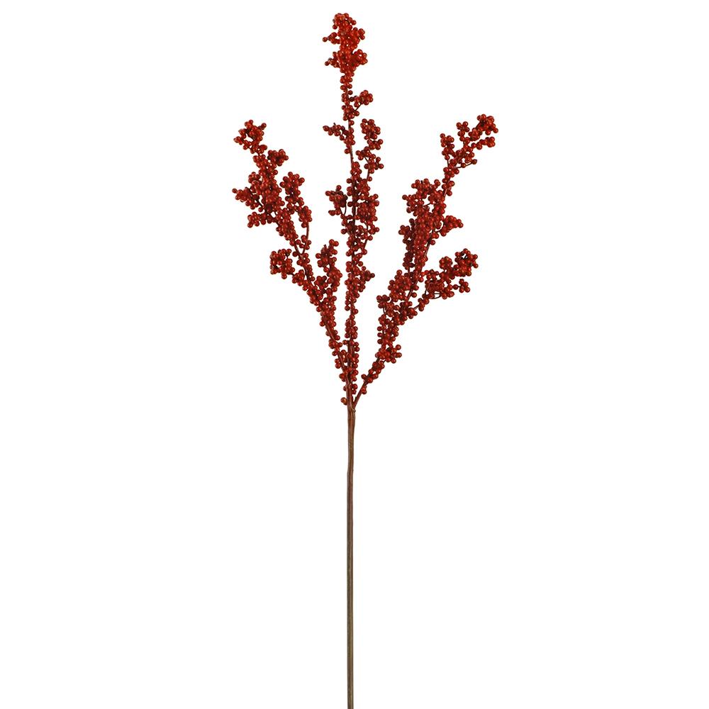 28" Berry Spray, Red