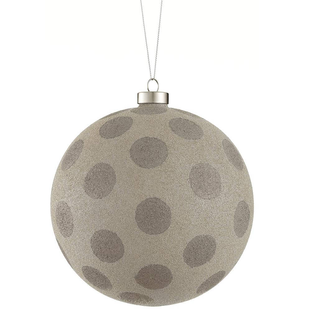 6" Polka Dot Glass Ball