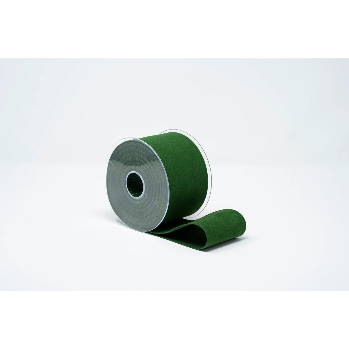 2.5"X10 Yard, Green Velvet Ribbon