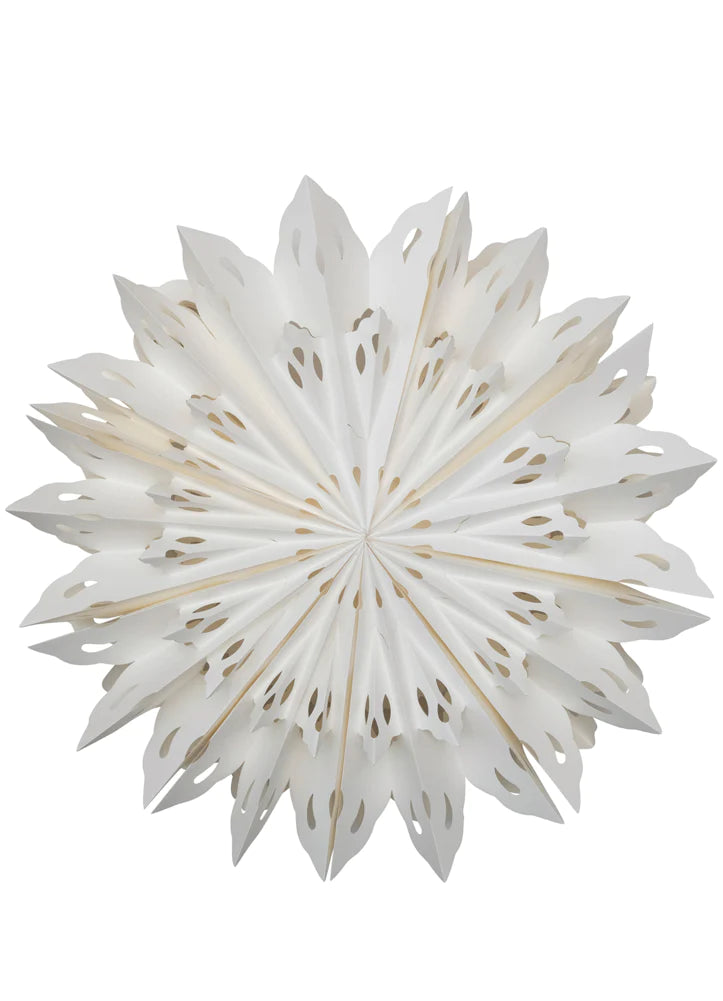25" Snowflake Folding Paper Ornament