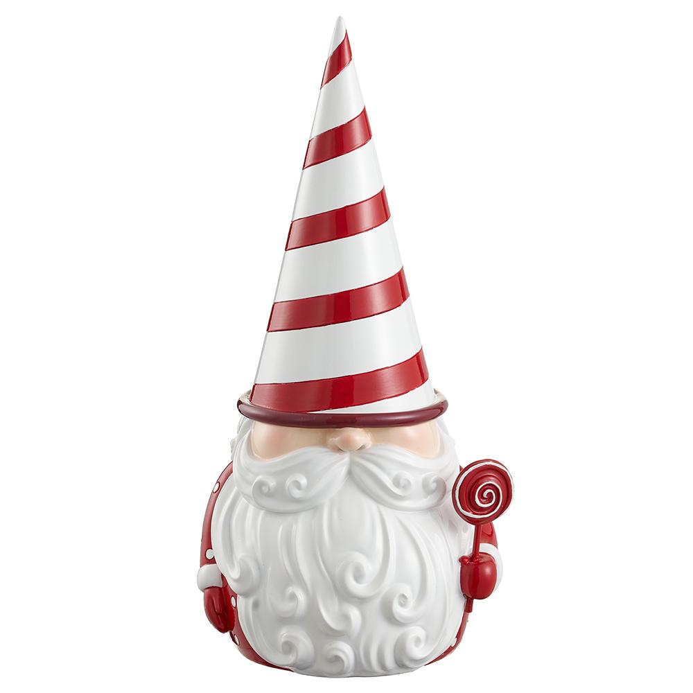 20" Red/White Peppermint Gnome