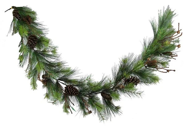 6' Roswell Mixed Pine Garland