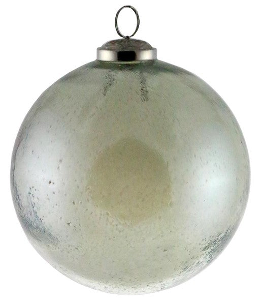 5" Crinkle Glass Ornament