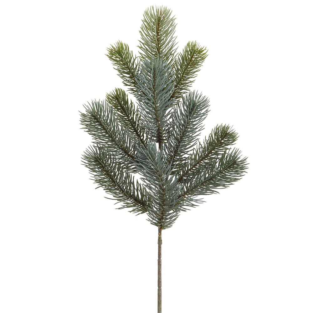 20" Pine Spray, Green/Gray