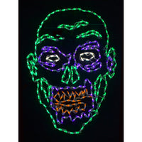 41" Zombie Face Halloween LED Sign