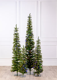 Alpine Downswept Color Change Christmas Tree with 3mm LED