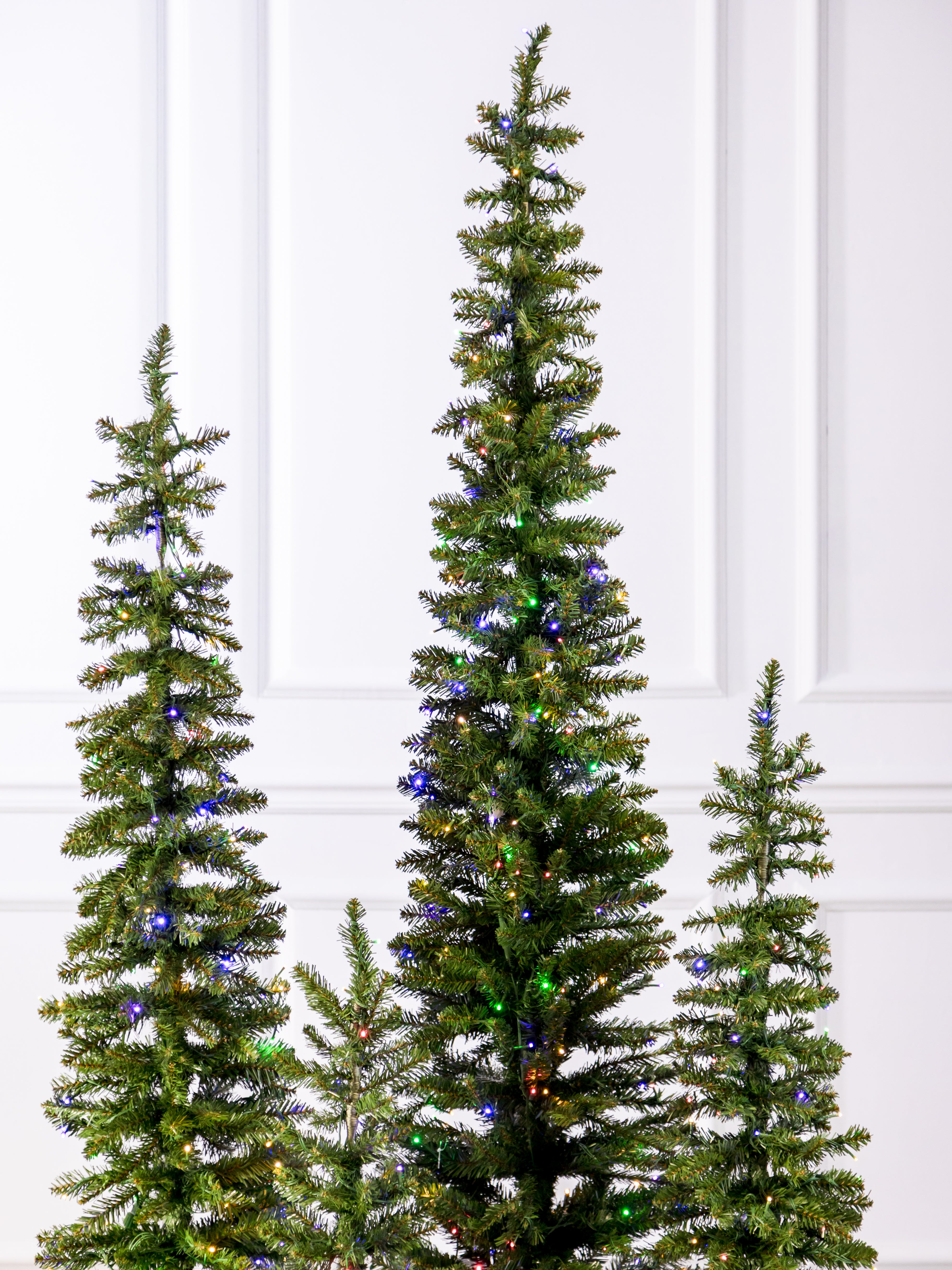 Alpine Downswept Color Change Christmas Tree with 3mm LED – Modern